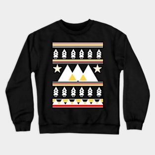 Wanderlust Christmas Pattern Crewneck Sweatshirt